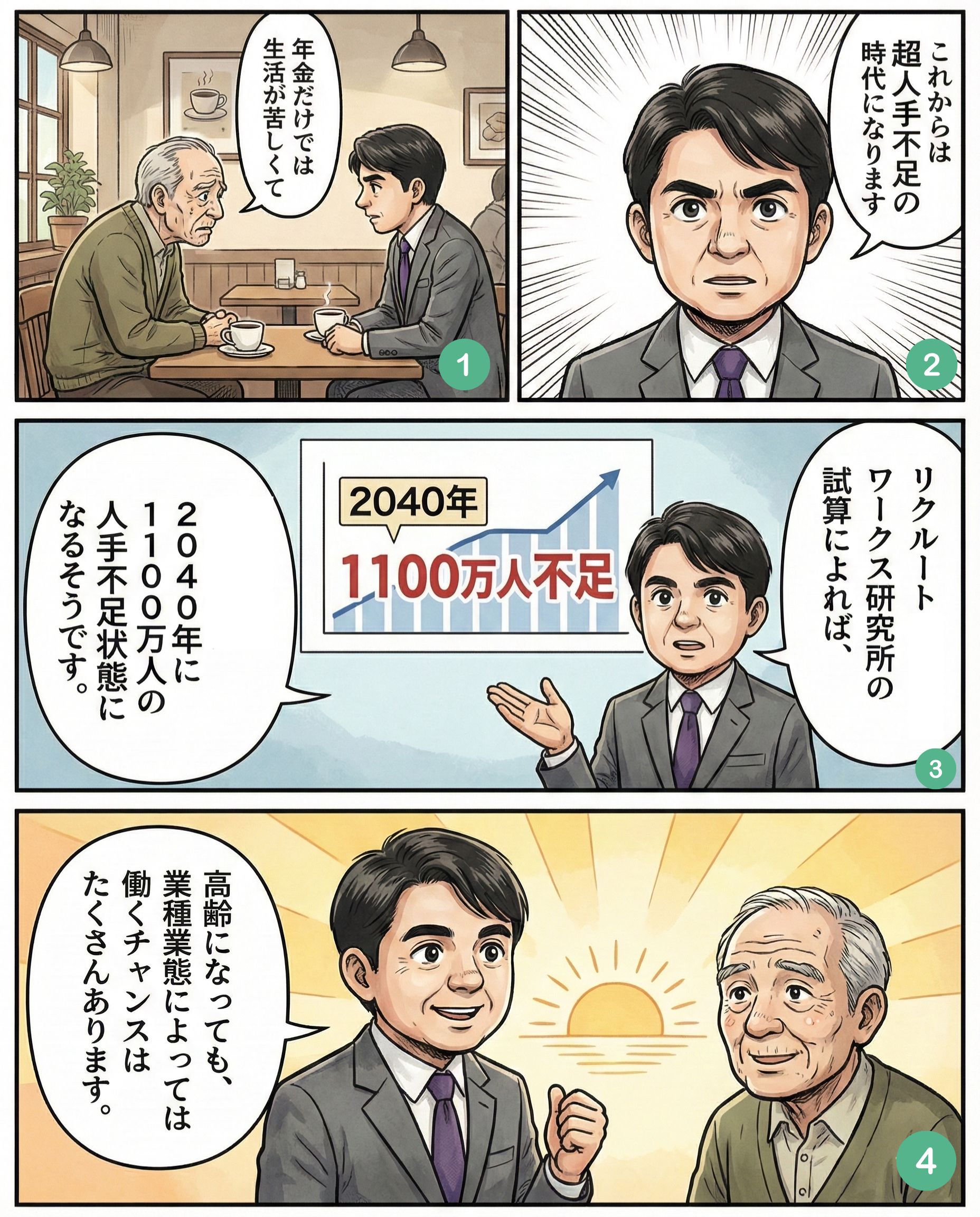 相談にのったり